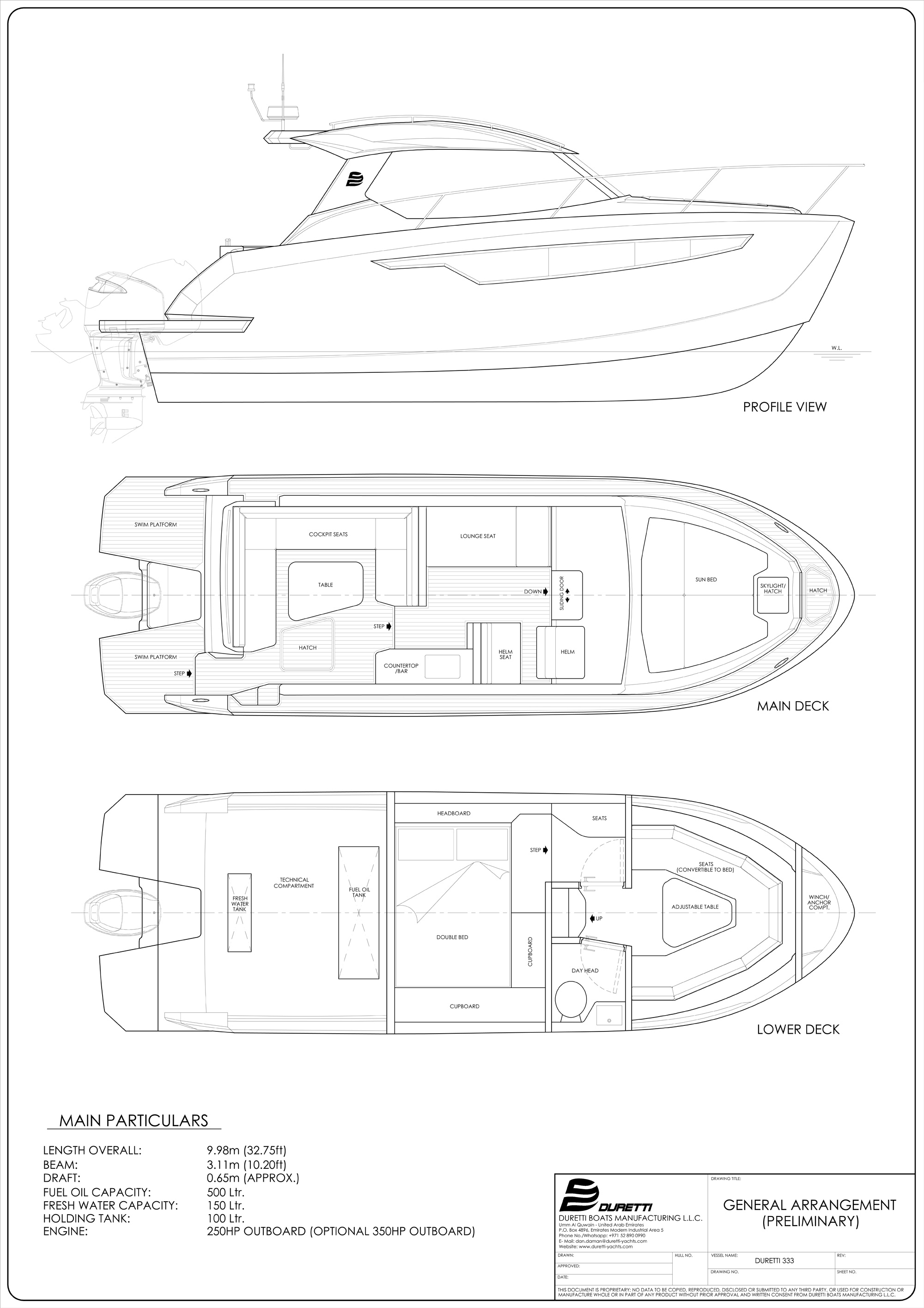 Duretti Yachts 333